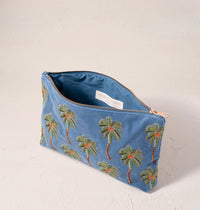 Sunset Palm Everyday Velvet Pouch