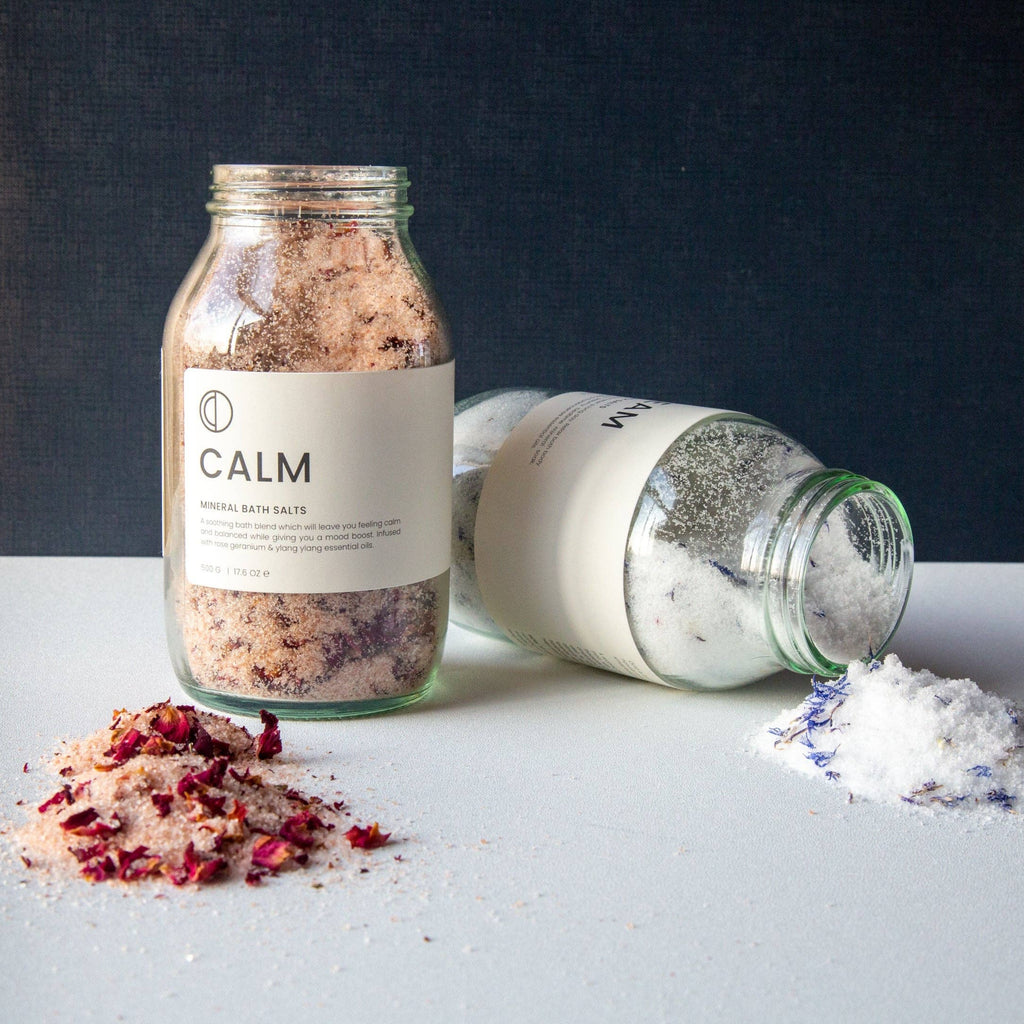 Calm bath salts - heart deco
