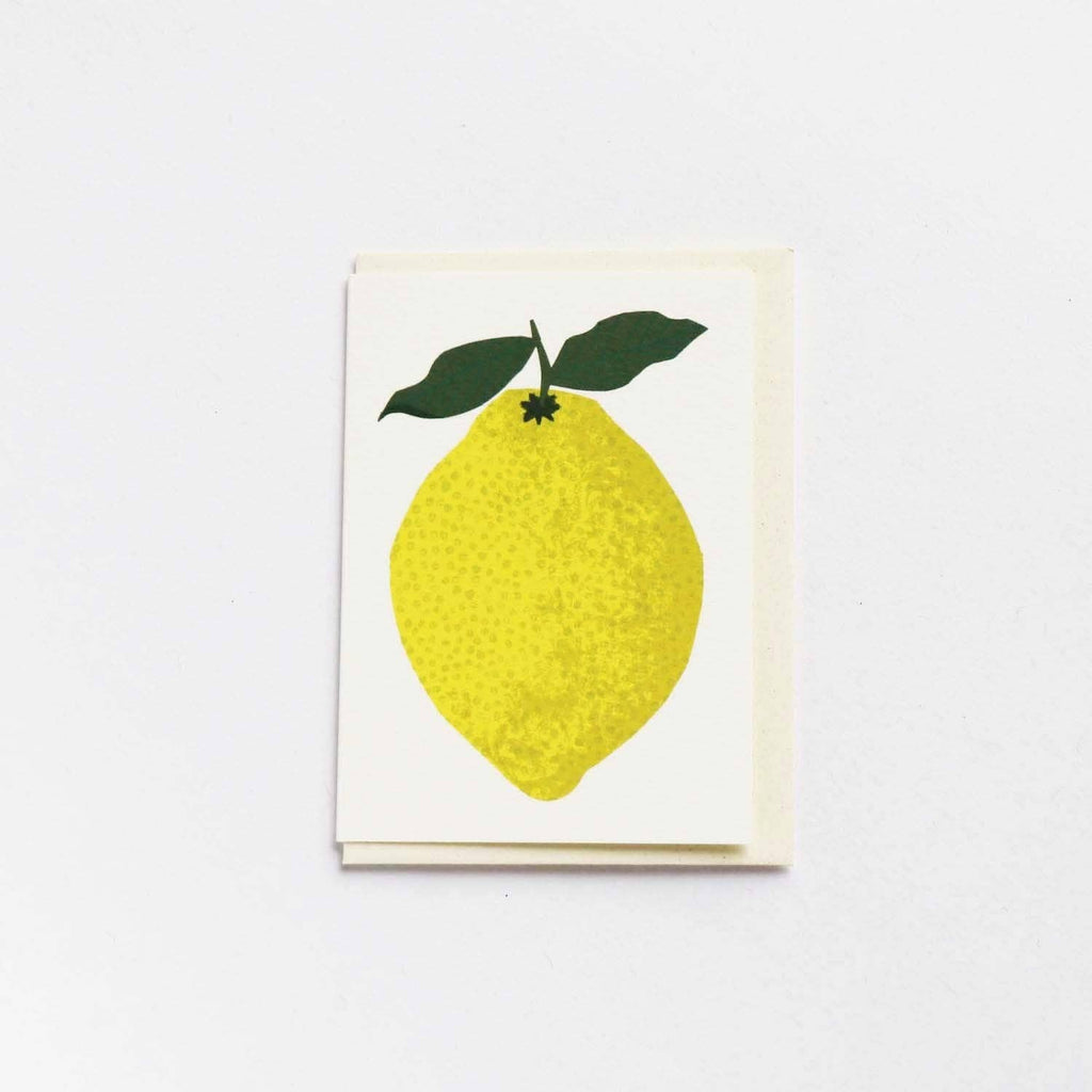 Little Lemon Greetings Card by Hadley