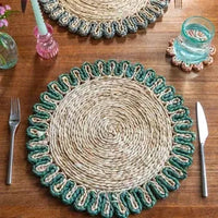 Woven Placemat - Green