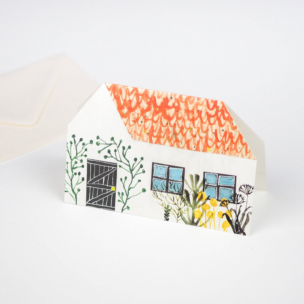 Cottage Greetings Card by Hadley