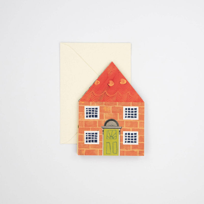 House Concertina Greetings Card by Hadley