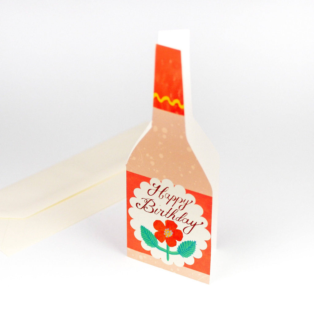 Birthday Rose Greetings Card by Hadley