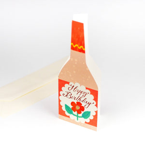 Birthday Rose Greetings Card by Hadley