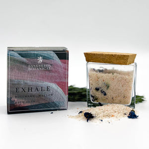 Exhale Bath Soak: Rosemary & Mallow - heart deco