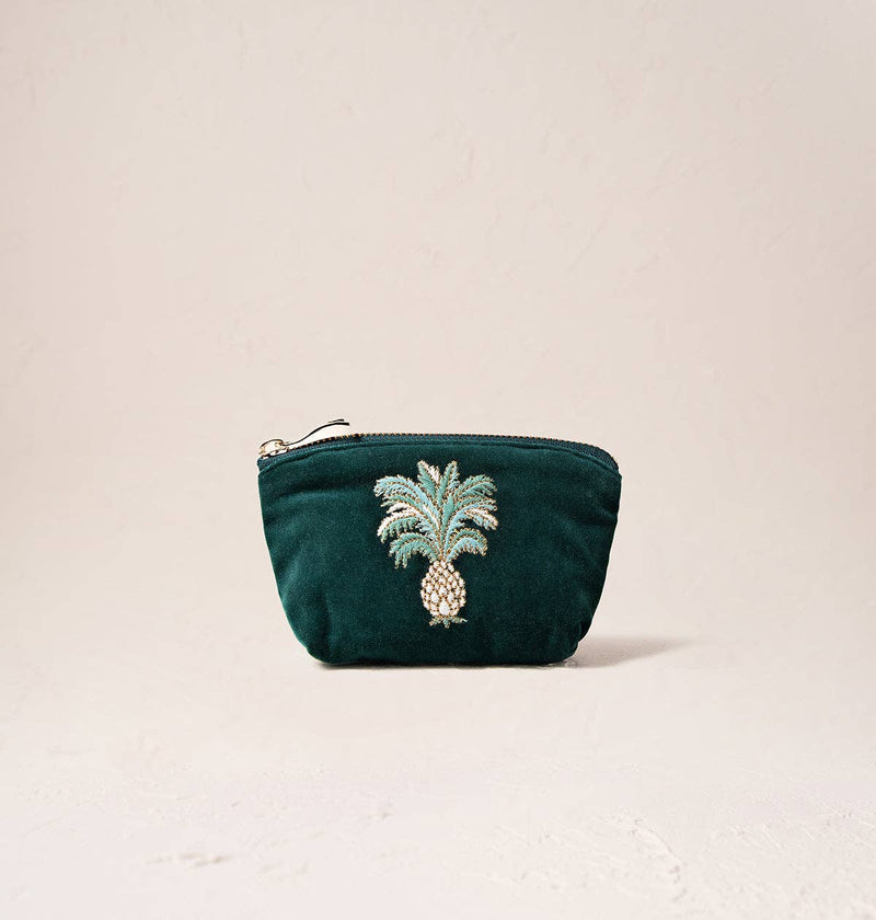 Pineapples Coin Purse - heart deco