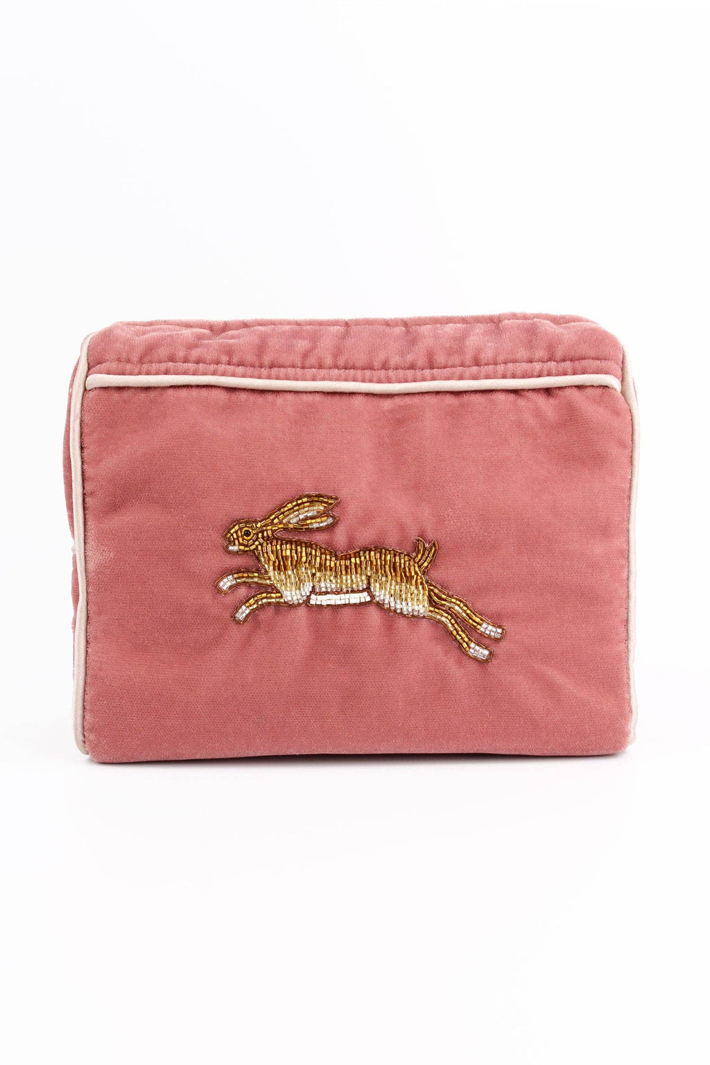 GOLDEN HARE POUCH - heart deco