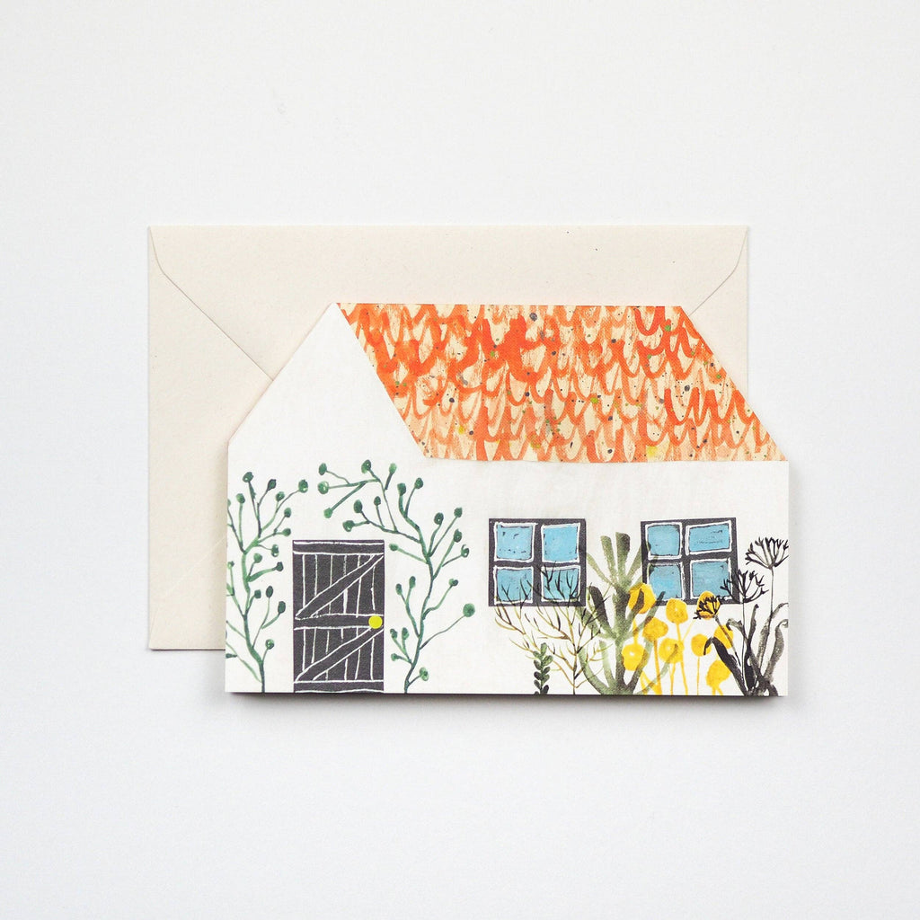 Cottage Greetings Card by Hadley