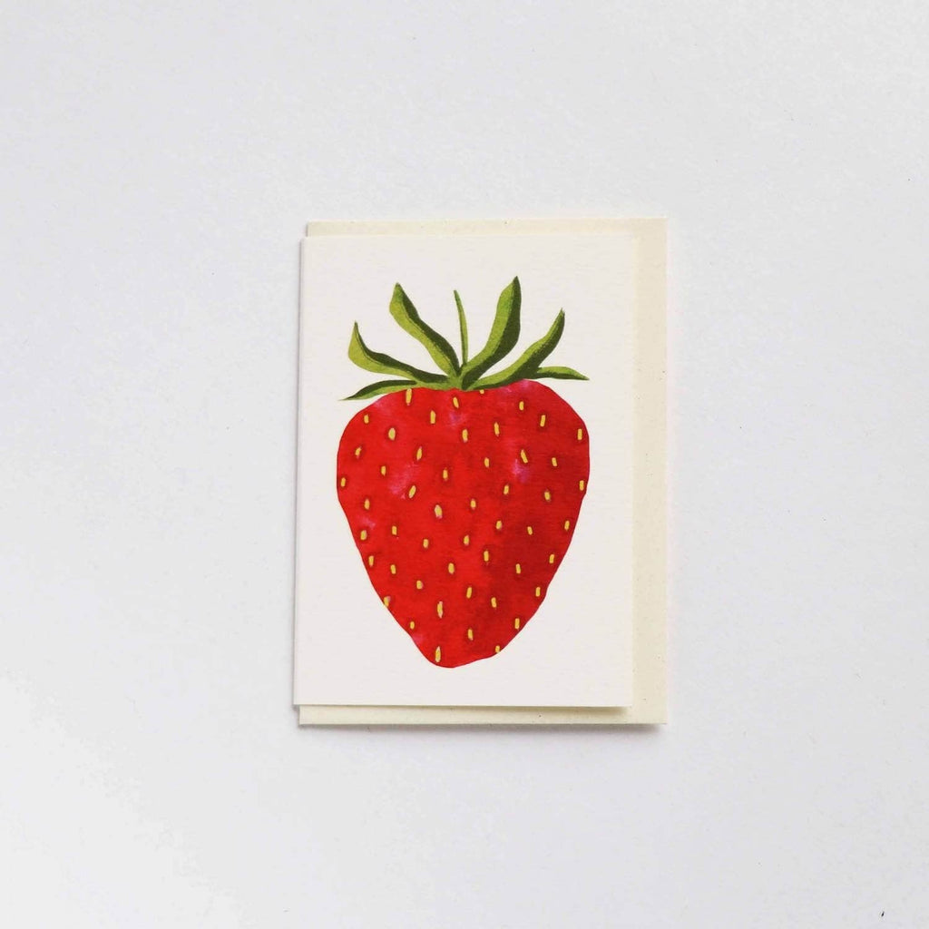 Little Strawberry Greetings Card by Hadley
