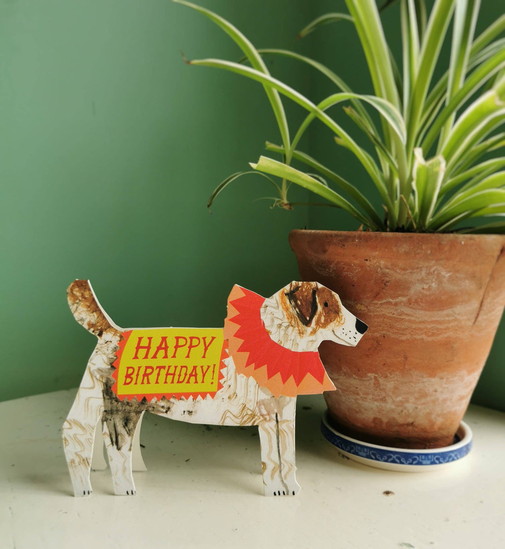 Happy Birthday Jack Russell Greetings Card by Hadley