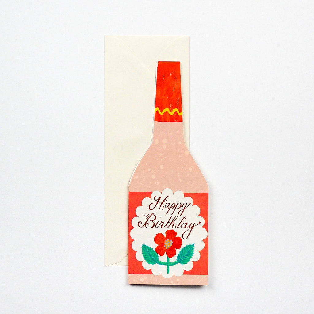 Birthday Rose Greetings Card by Hadley