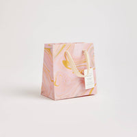 Hand Marbled Gift Bags (Small) - Pastel - heart deco