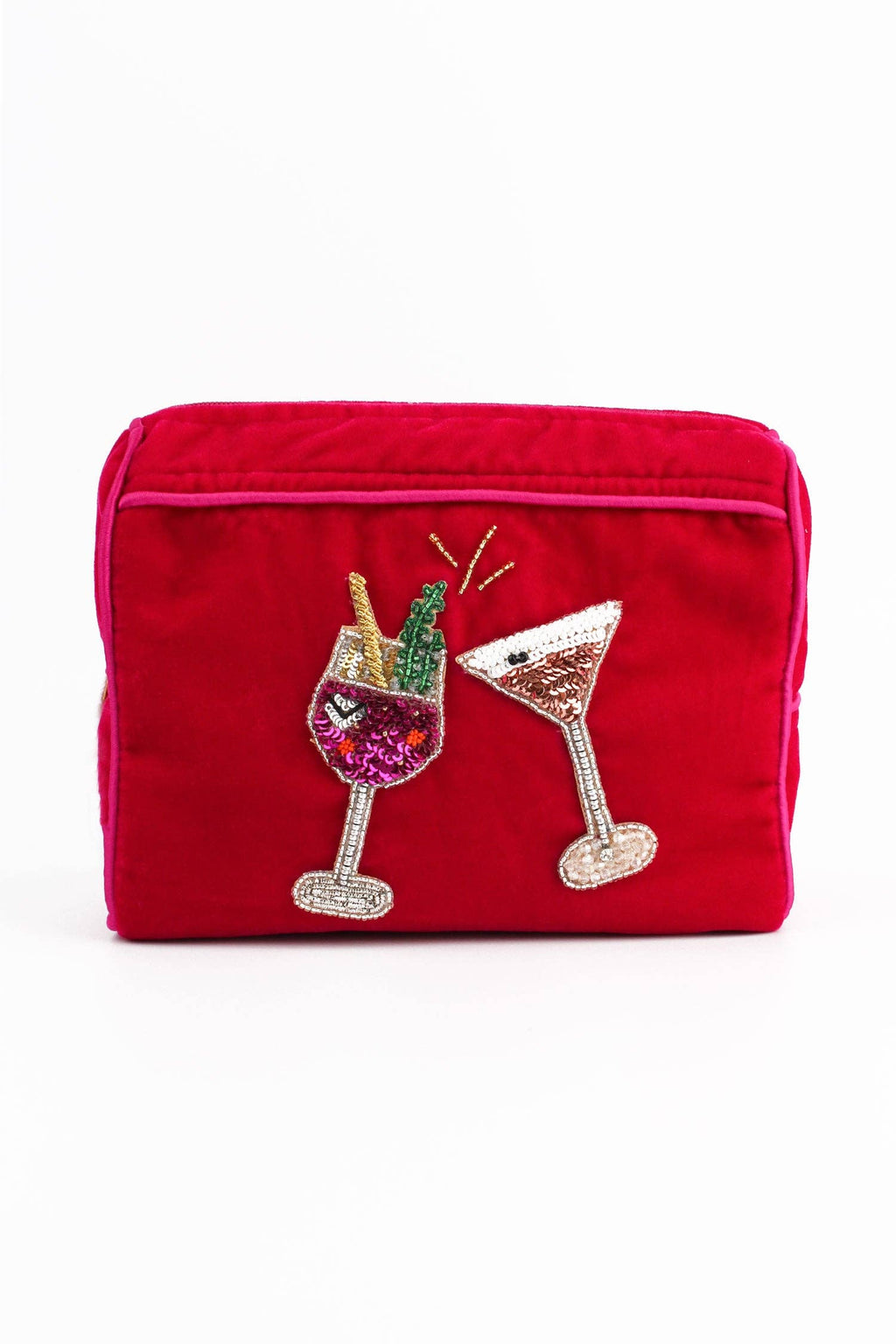 PINK FIZZ AND ESPRESSO MEDIUM POUCH