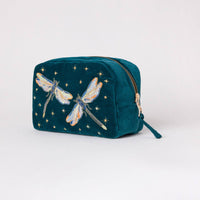 Dragonfly Cosmetics Bag - heart deco