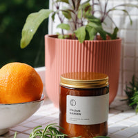  Italian Garden candle - heart deco