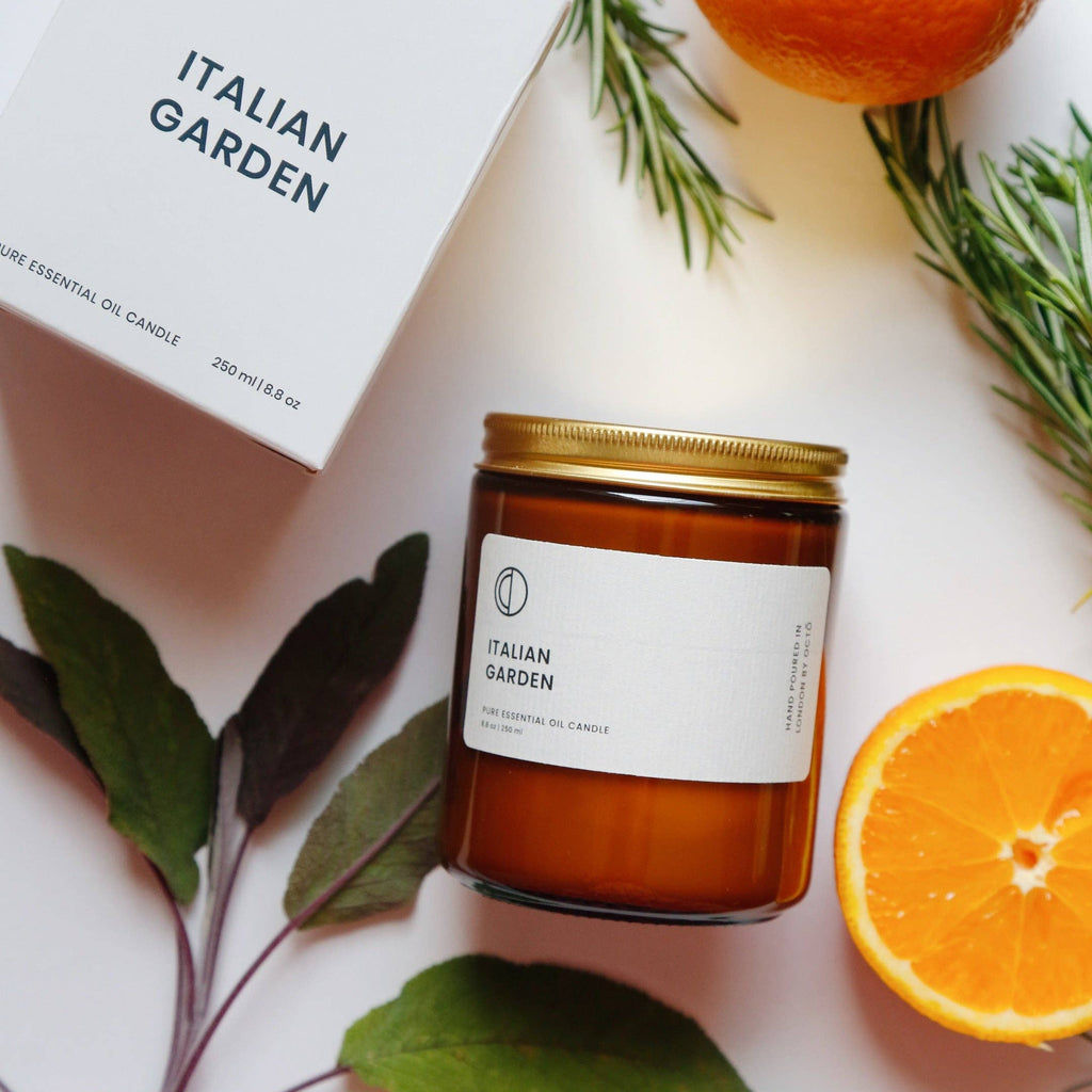 Octo Italian Garden candle (Orange + Rosemary + Sage)