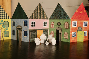 House Concertina Greetings Card by Hadley
