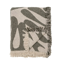 Alk Throw in Green - heart deco