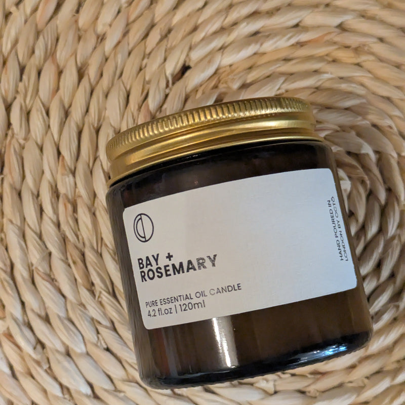 Bay and Rosemary Scented Candle 