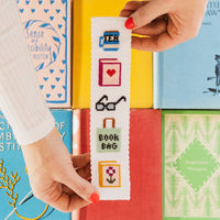 Bookish Counted Cross Stitch Bookmark Kit2