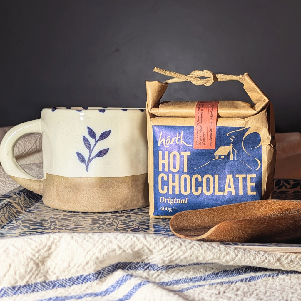 Hot chocolate gift box - heart deco