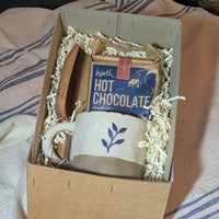 Hot chocolate gift box - heart deco