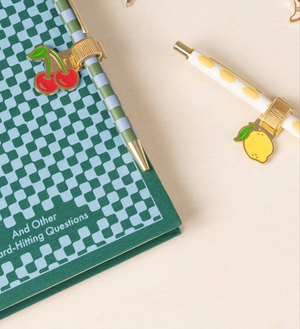 Pen Clips - Lemon + Cherry (set of 2)