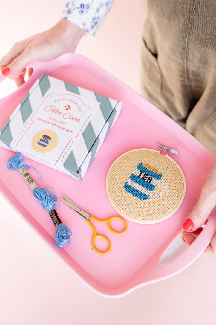 Retro Tea Cross Stitch Kit2