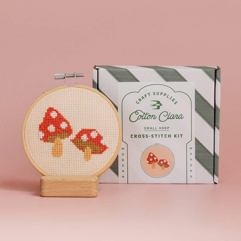 Toadstool cross stitch kit3