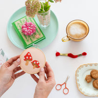 Toadstoo cross stitch kit