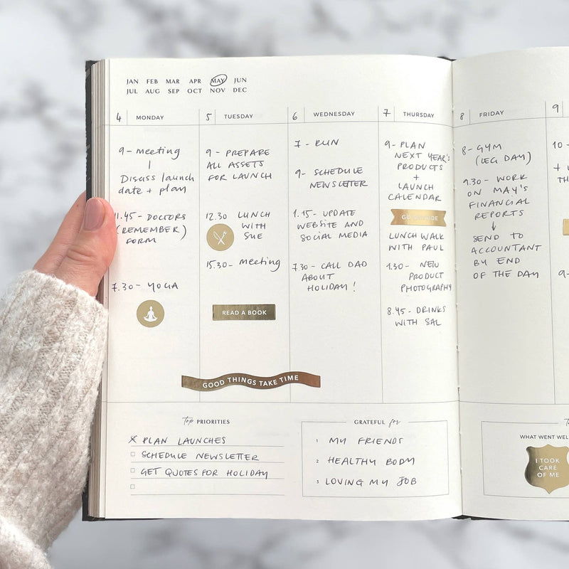 Body + Soul Journal – Your 12-Month Wellness Planner & Reflection Journal