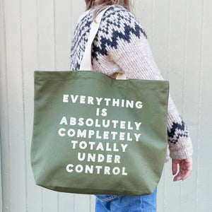 Everything is Under Control - Canvas Tote Bag