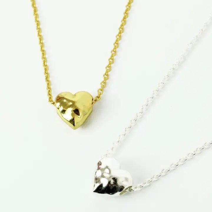 MY DORIS BOLD HEART NECKLACES - heart deco