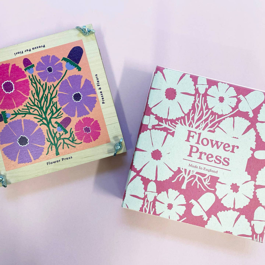 Flower Press - heart deco