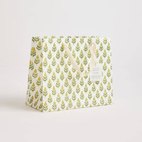 Hand Block Printed Gift Bags (Medium) - Sunshine - heart deco