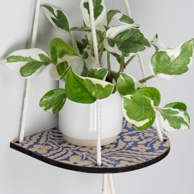 Plant Shelf Small - Primrose - Blue