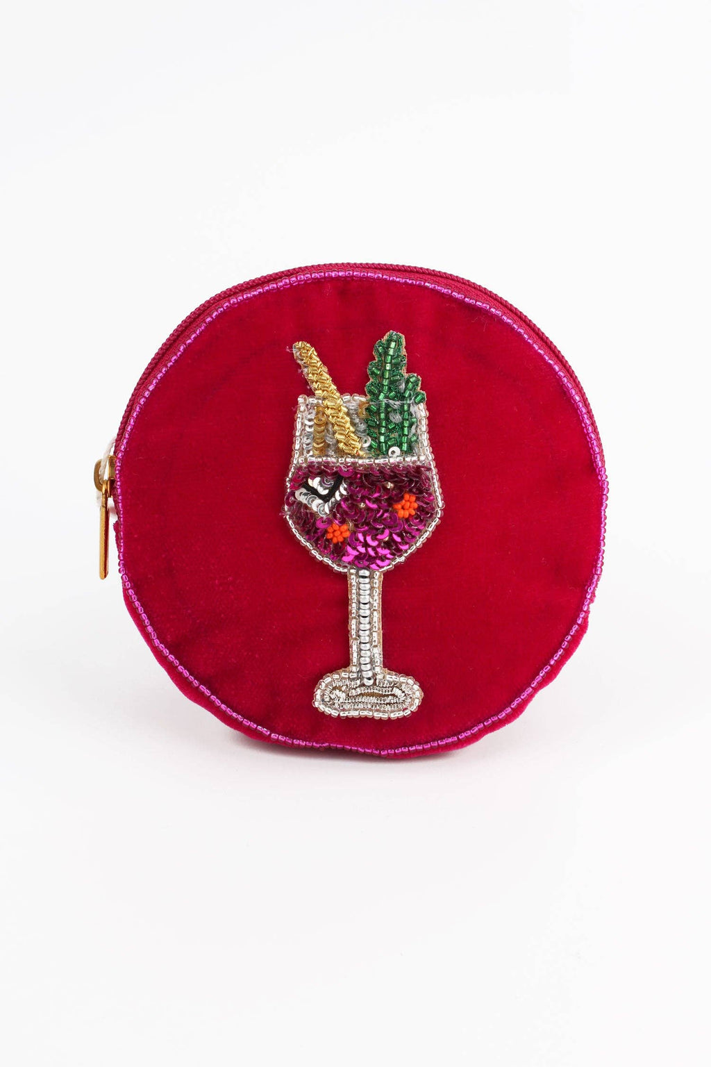 PINK FIZZ ROUND POUCH