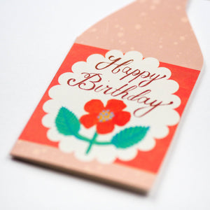 Birthday Rose Greetings Card by Hadley