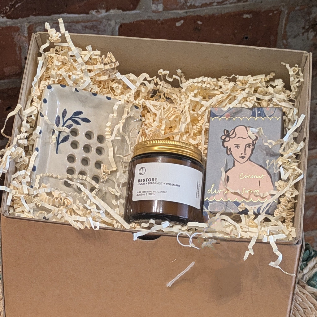 cleanse and restore gift box - heart deco