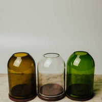 clear candle dome