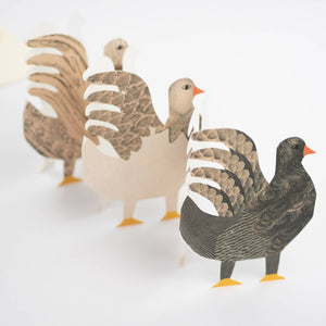 Chickens Concertina Greetings Card by Hadley