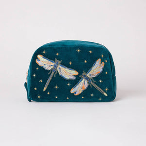 Dragonfly Cosmetics Bag - heart deco