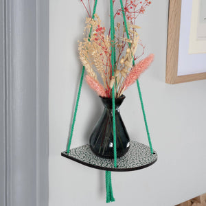 Hanging Plant Shelf - heart deco