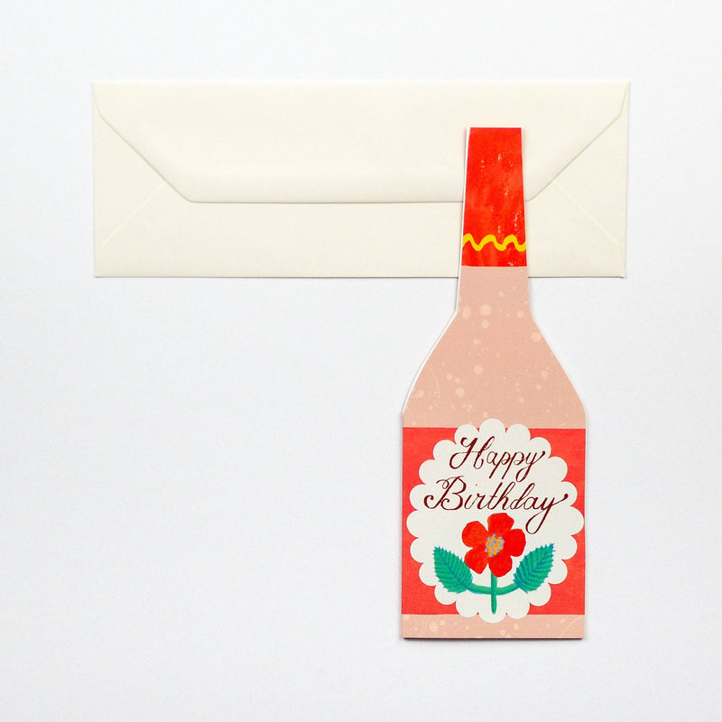Birthday Rose Greetings Card by Hadley