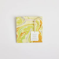 Hand Marbled Gift Bags (Small) - Pastel - heart deco