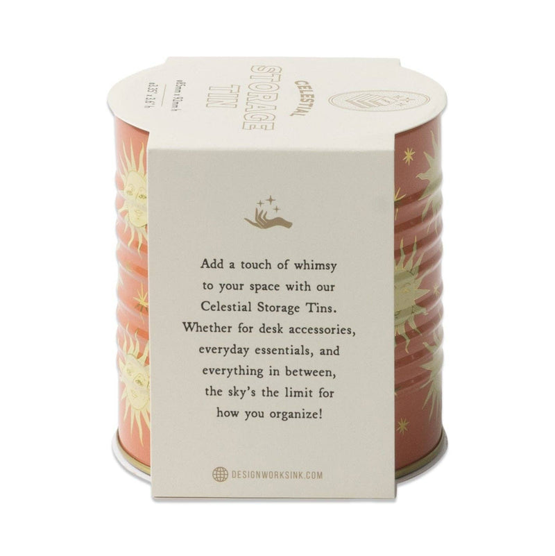 Celestial Storage Tin - Terracotta Sun