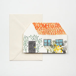 Cottage Greetings Card by Hadley