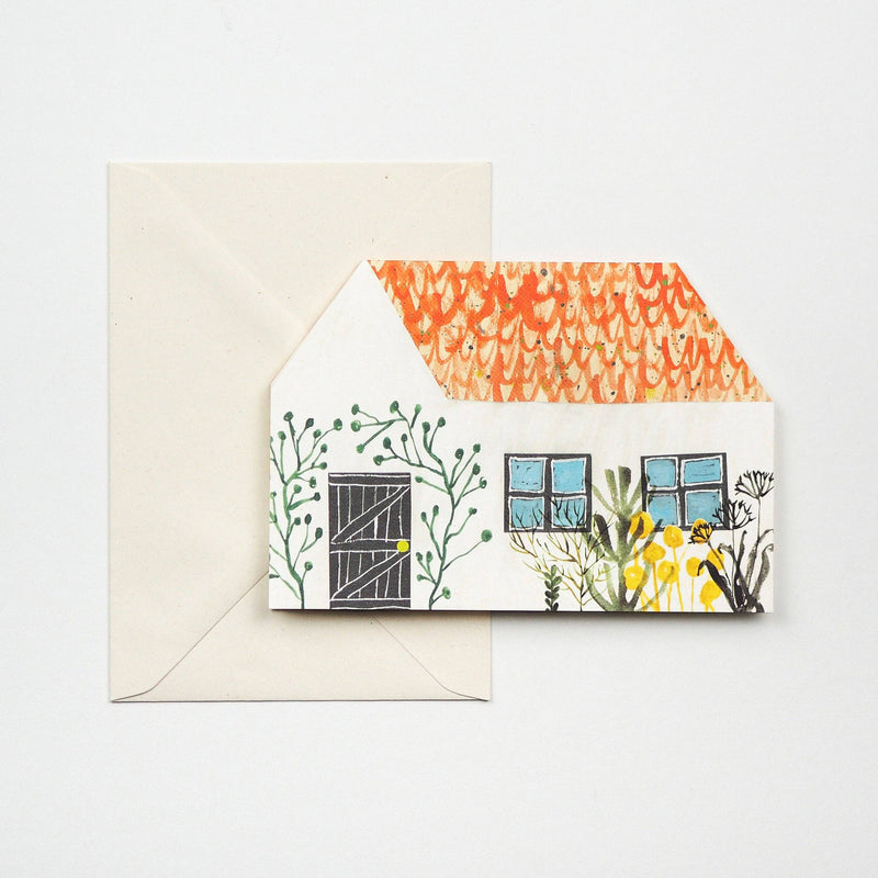 Cottage Greetings Card by Hadley