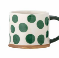 Green Stoneware Mug