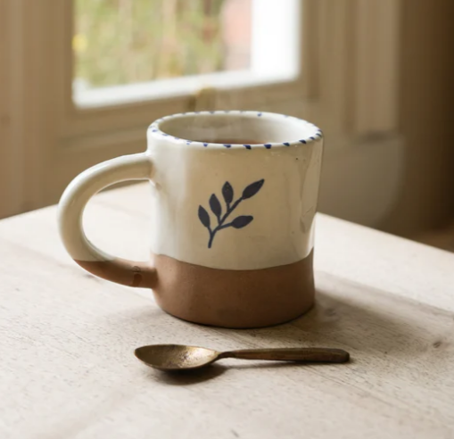 Hand Painted Mug - Ink